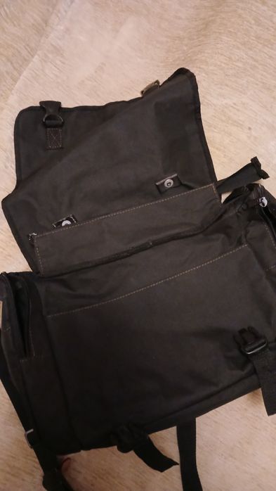 Продається сумка для чоловіків, чорна. Текстиль