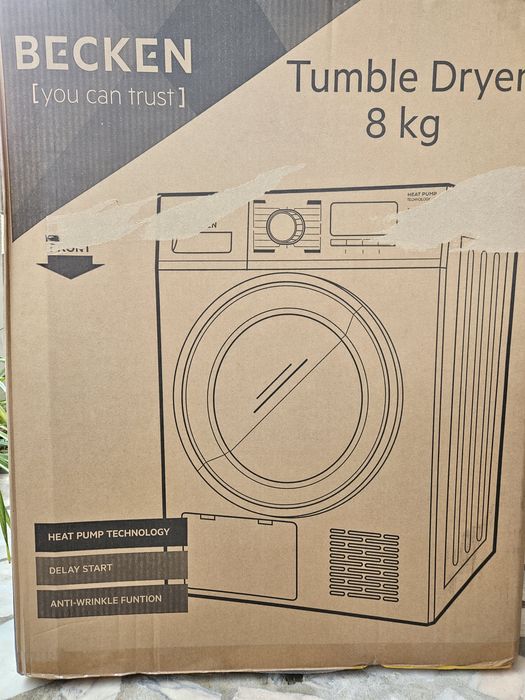 Máquina de Secar Roupa Becken 8Kg - Bomba Calor - Nova c/garantia