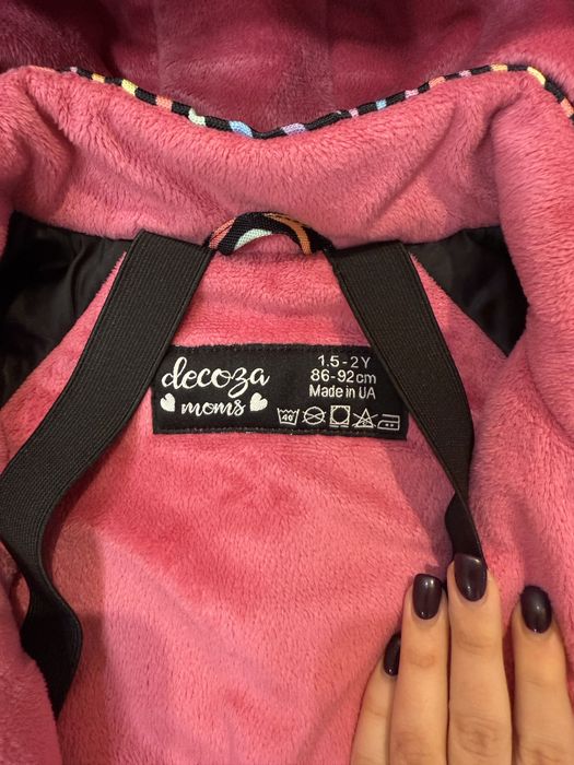 Демісезонний комбінезон для дівчинки Decoza 86-92р