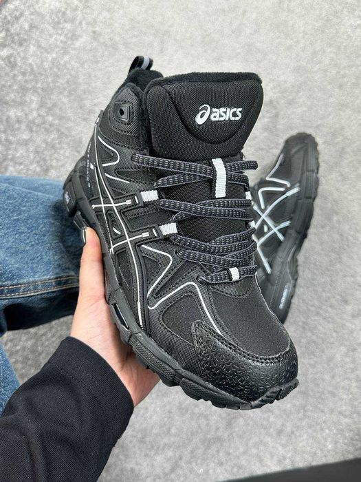 Кросівки зимові Asics gel kahana 8 Black gore tex зимние высокие