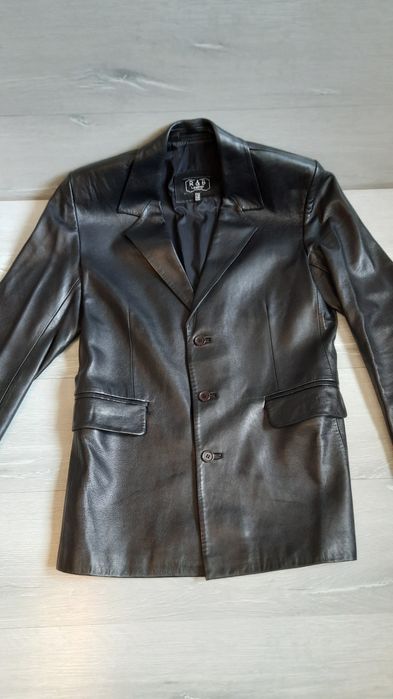 Пиджак кожа на рост 180 размер М-L