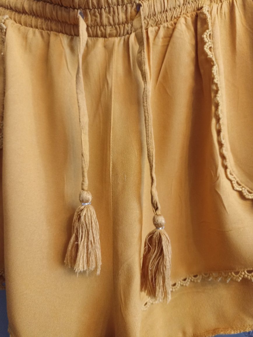 Szorty musztardowej Boho, Primark 42