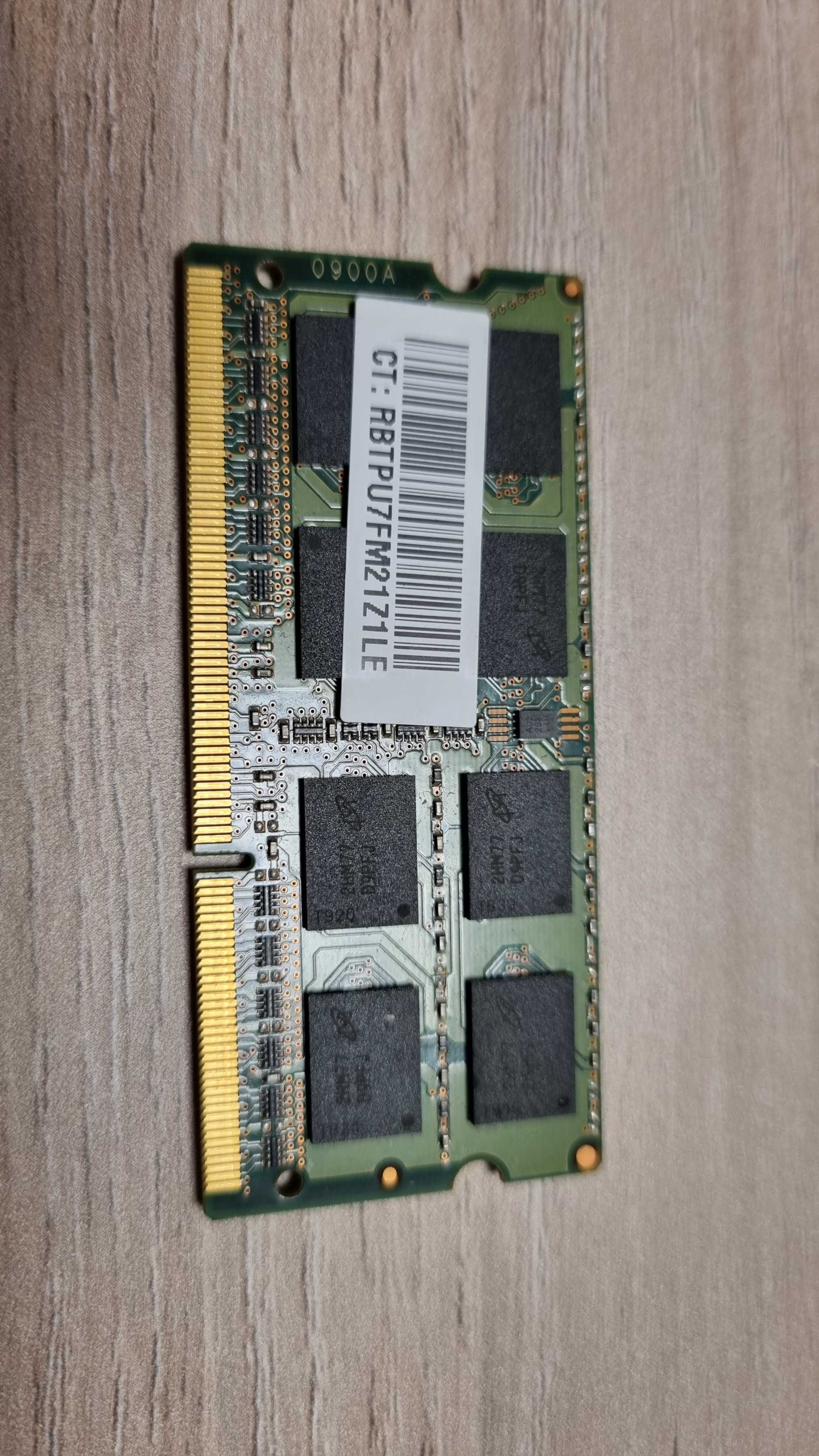 Модуль пам'яті SODIMM Micron 4GB 2Rx8 PC3L-12800S-11-11-FP DDR3L