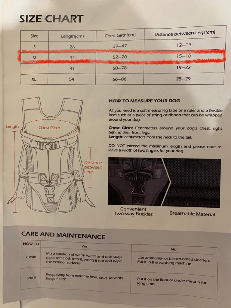 Czarny, średni plecak do przewozu psa