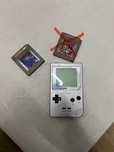 GameBoy pocket silver plus gra tetris