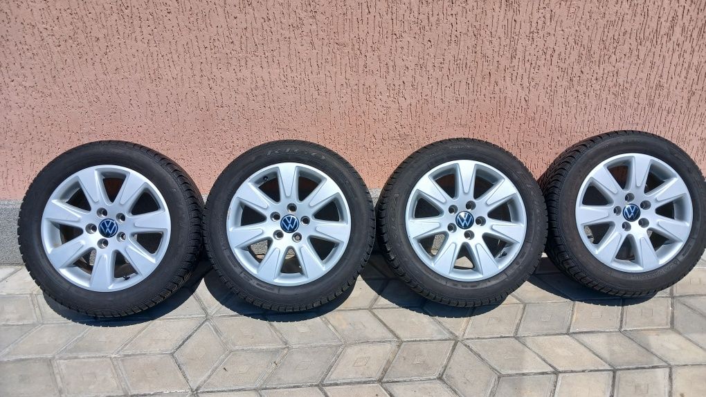 Оригінальні диски титани VW Passat b6  Touran 5/112 R16 vag