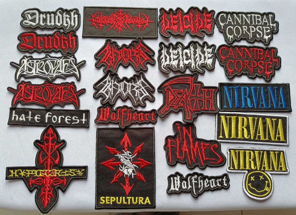 Нашивки Рок Метал Групп Rock Metal Band