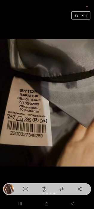 Garnitur i spodnie BYTOM Nówka