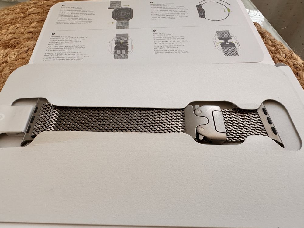 Milanese loop titanium Apple watch ultra2