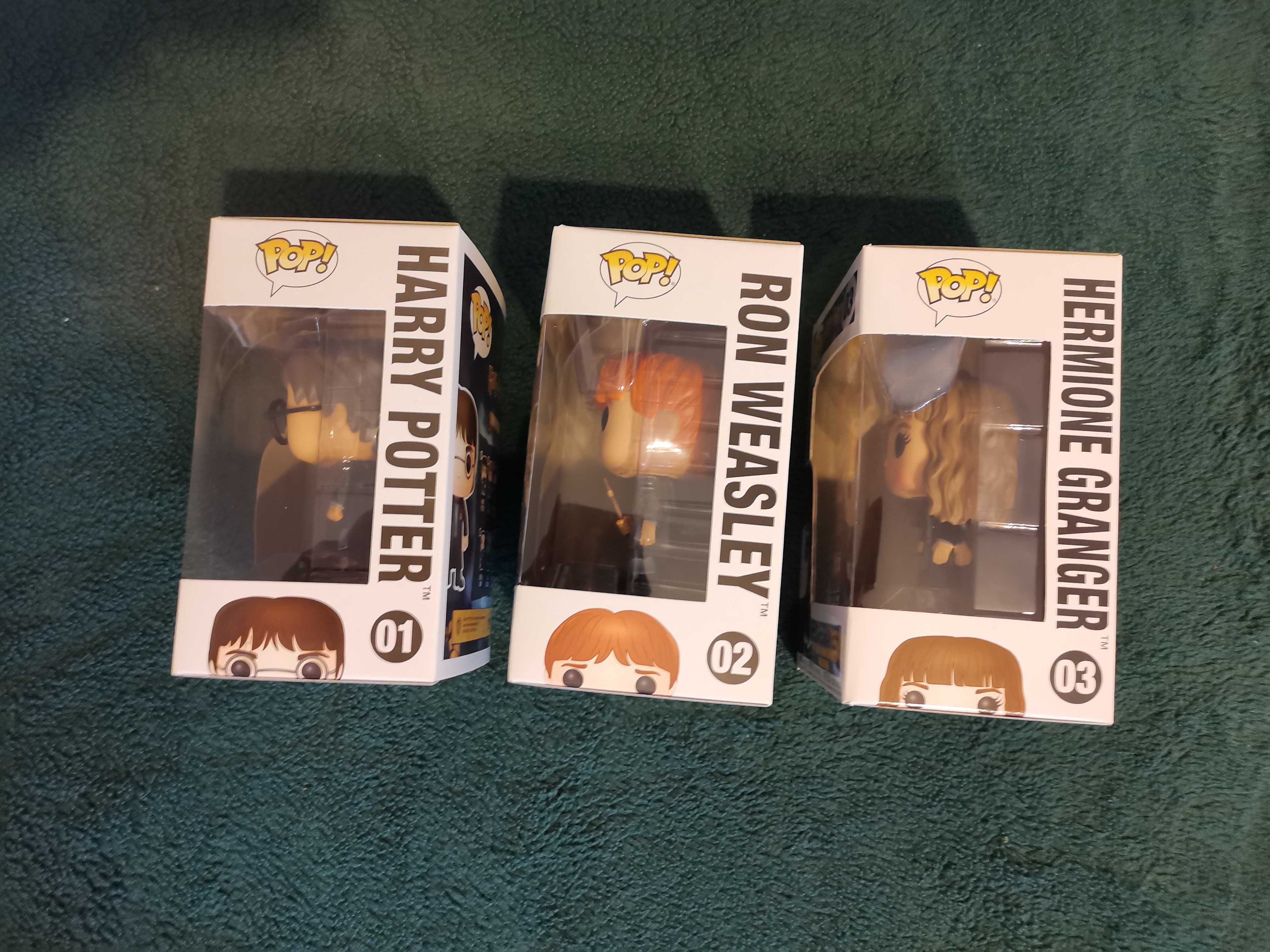 Funko Pop zestaw #1 Harry #2 Ron #3 Hermione