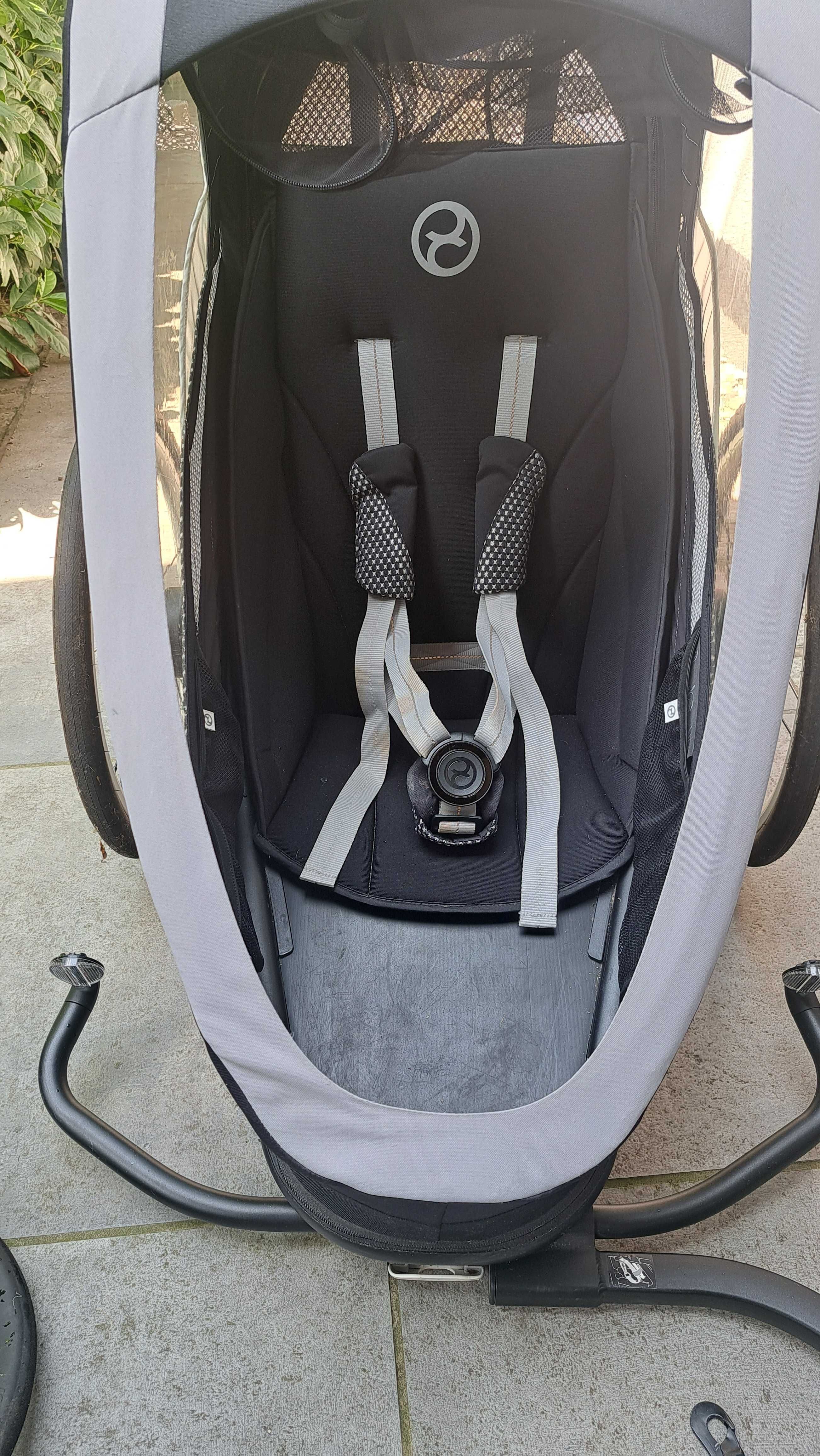 Cybex Zeno -  przyczepka rowerowa + wózek biegowy