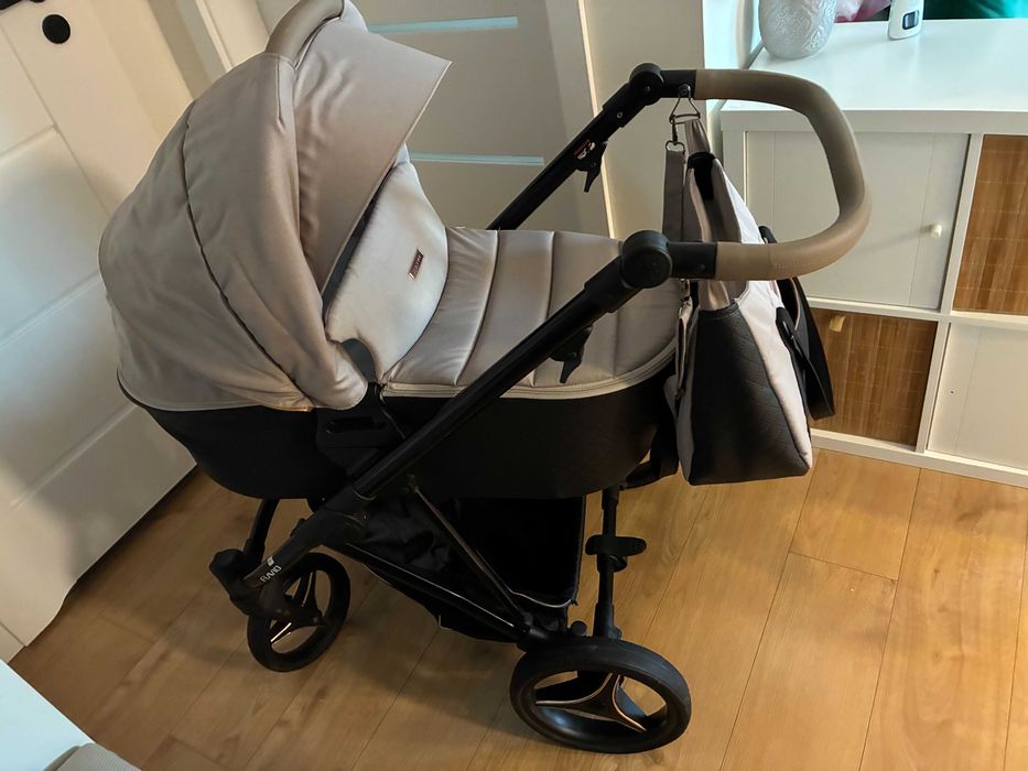 Wózek 2w1 Bebetto Flavio Gloss, zadbany + dodatki -2024r