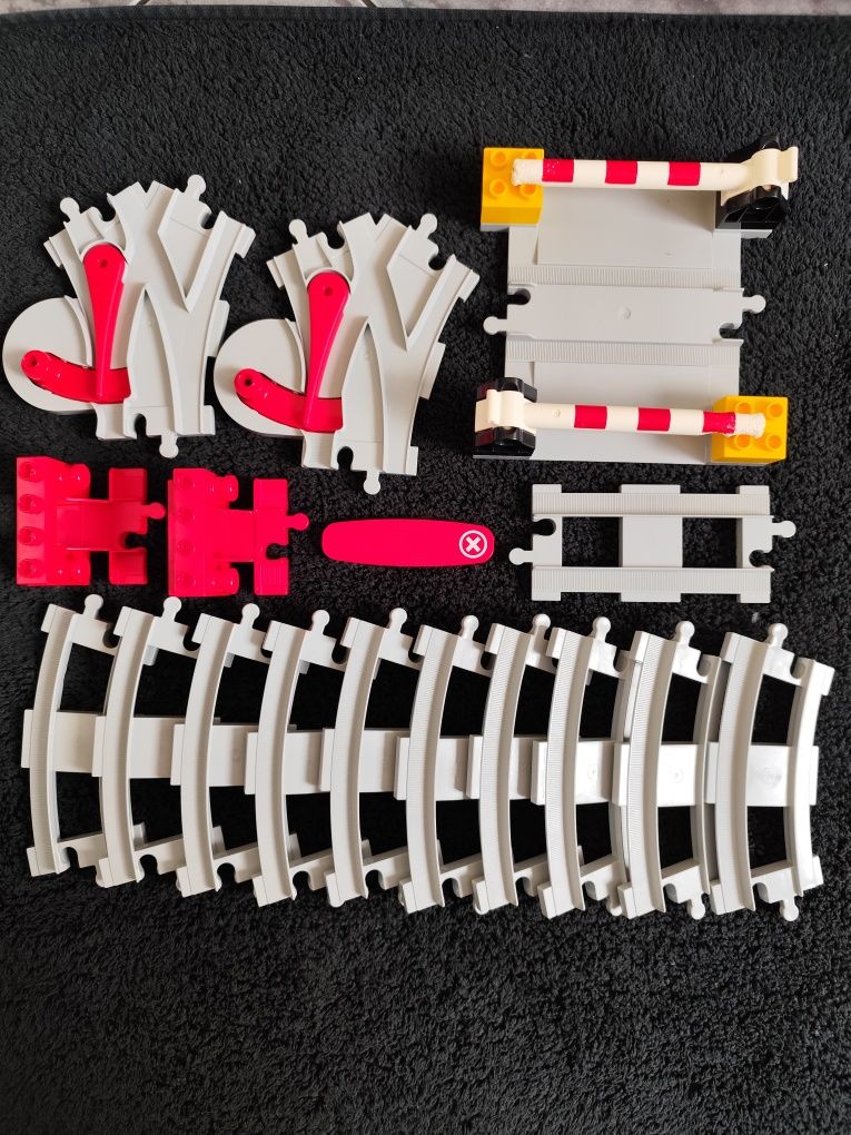 Lego Duplo " Pociąg Deluxe"  10508 + "Tory kolejowe" 10882