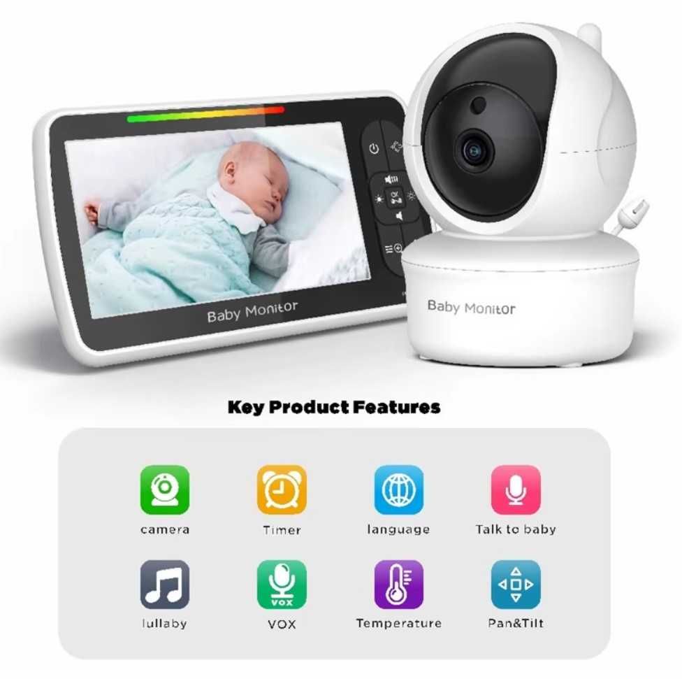 Радионяня Baby Monitor ABM501-USB,  видеоняня Baby Monitor SM650