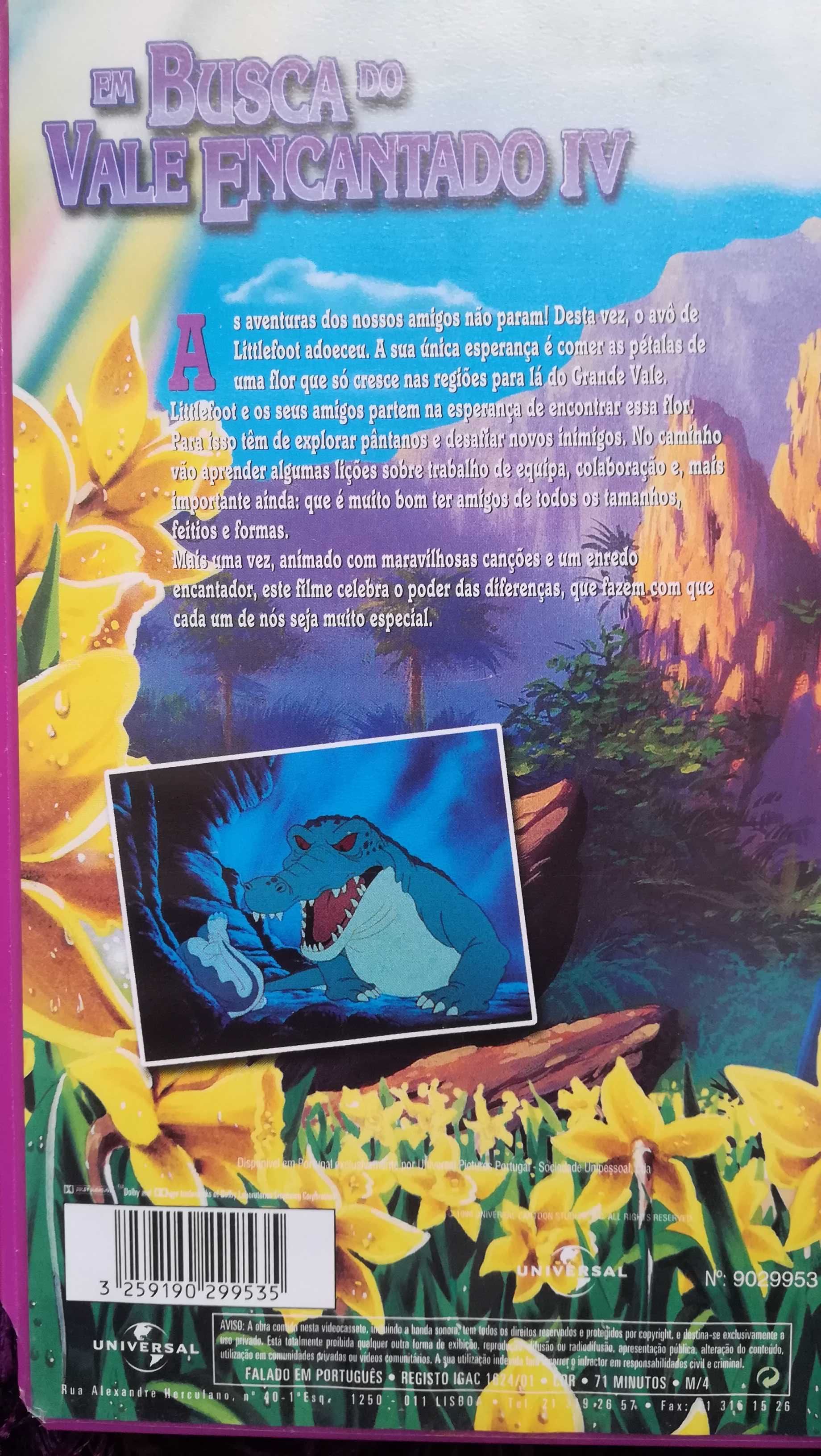 Em busca do vale encantado IV - cassete VHS