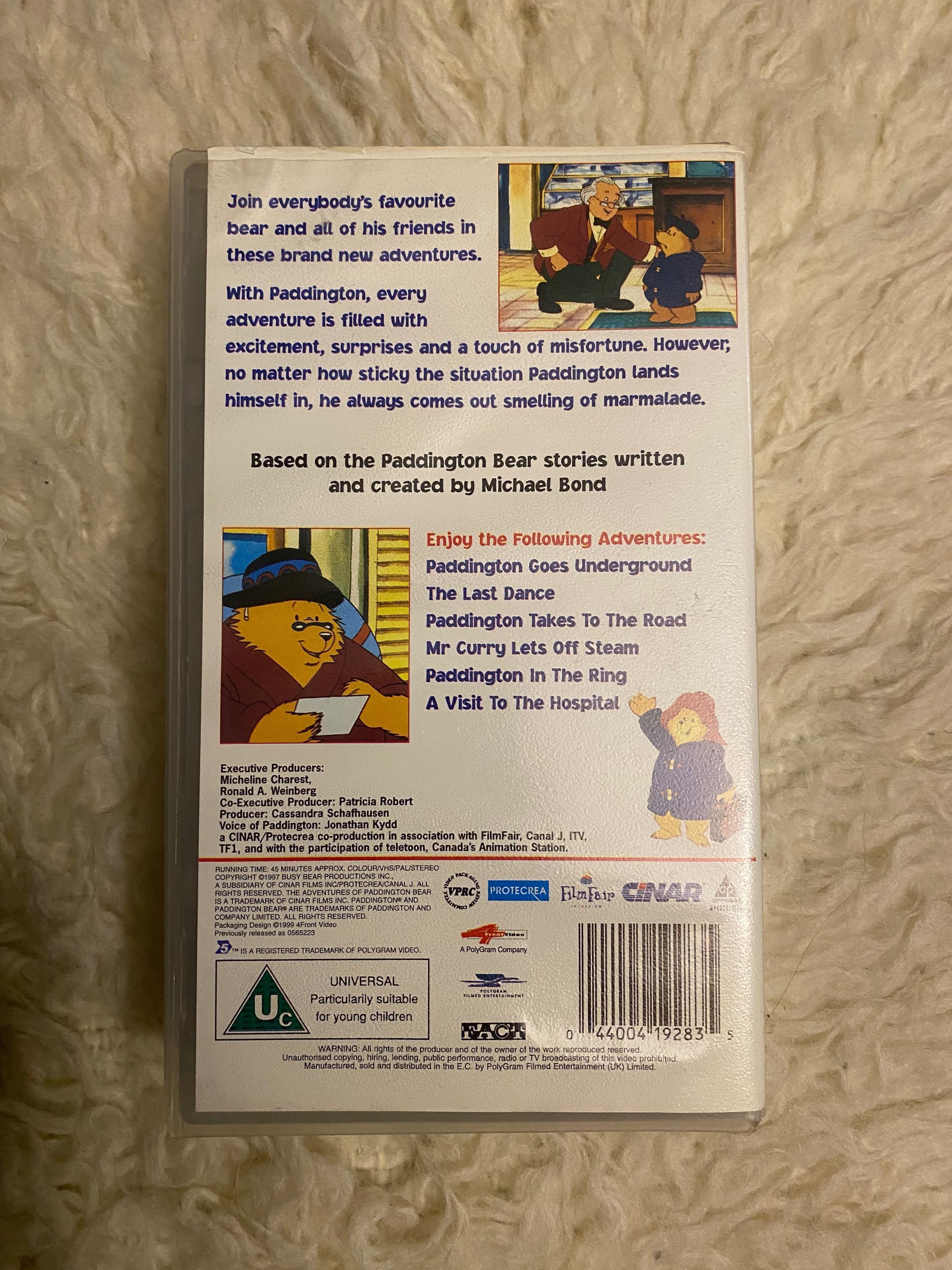 Paddington, kaseta VHS, wersja oryginalna