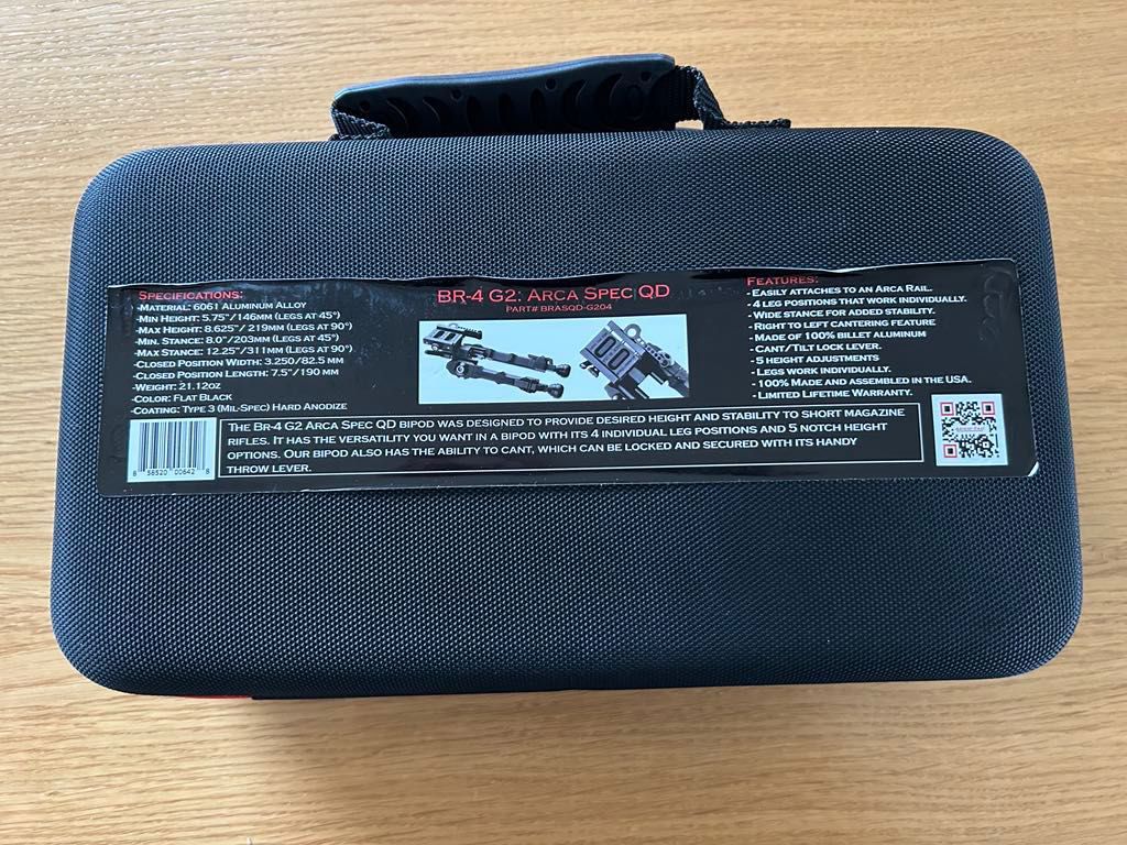Bipod Accu-Tac BR-4 G2 Arca QD