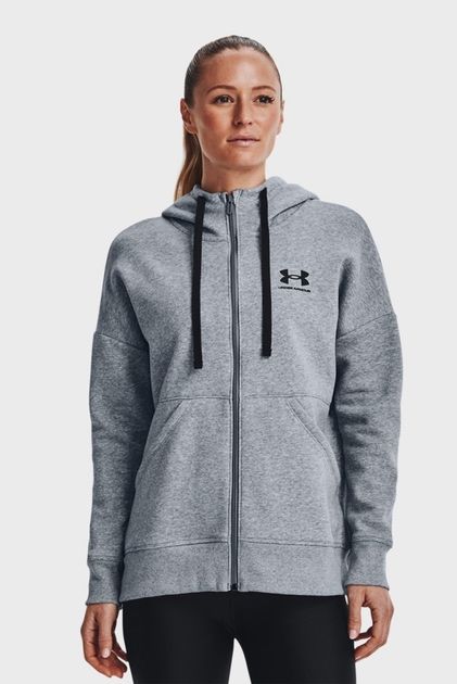 Оригінальне худі under armour  rival fleece fz hoodie-gry  1356400