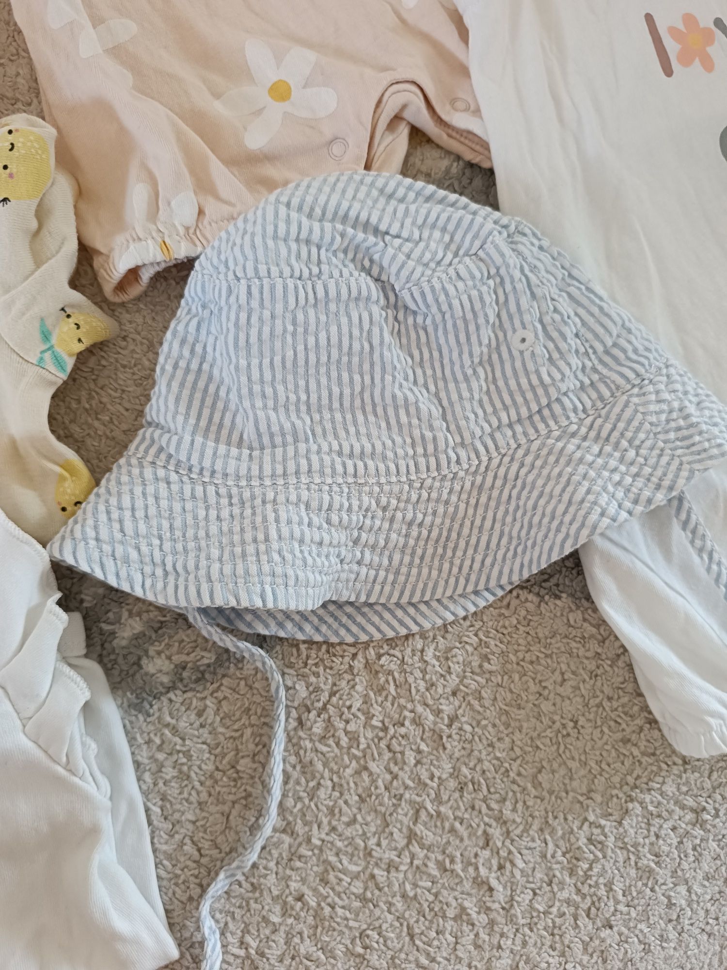 Mega paka zestaw dla dziewczynki na lato letnie 74 h&m smyk kapelusz b