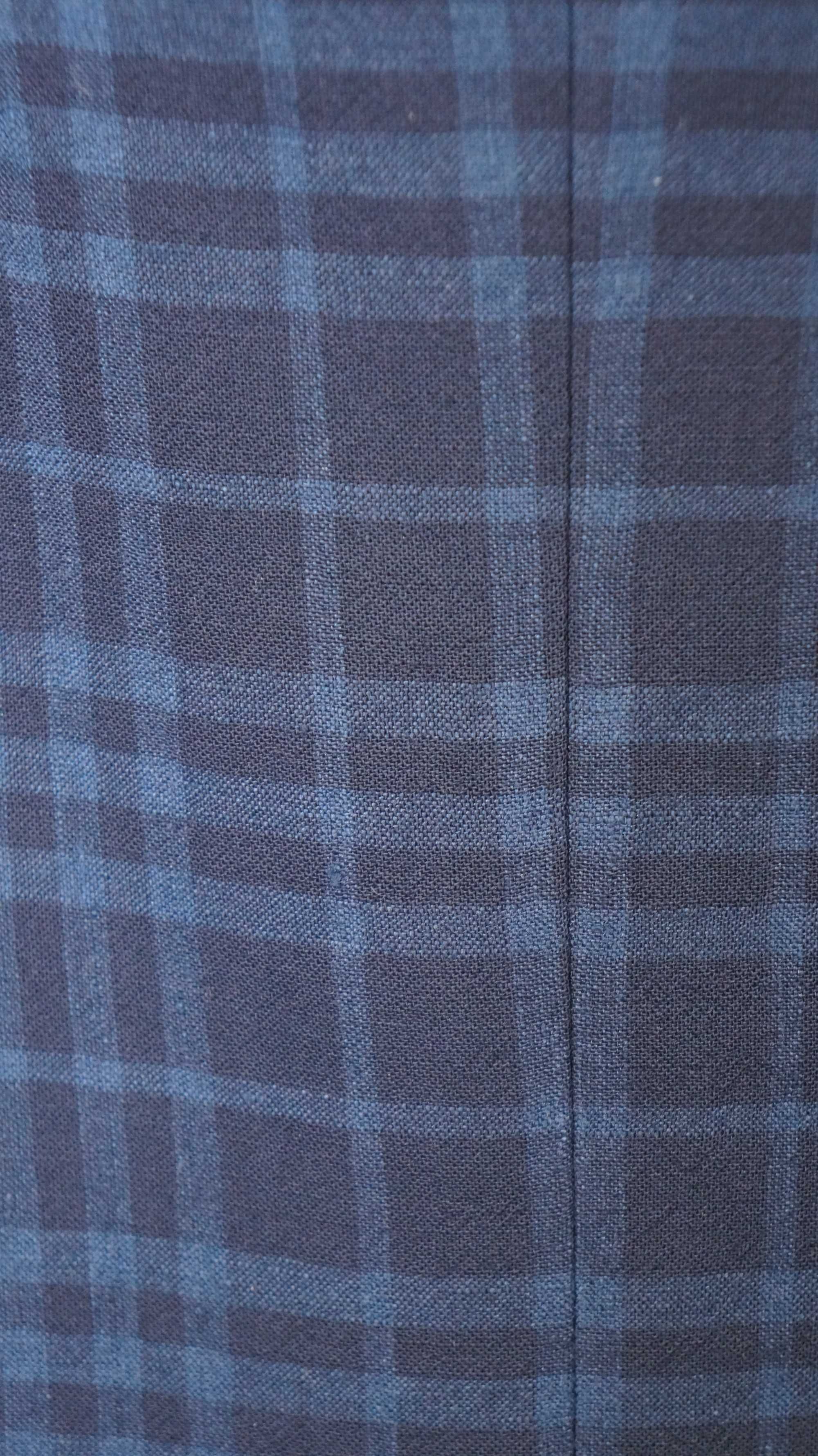 Marynarka Massimo Dutti Rozmiar 50 180/100 Kolor Granatowy Krata