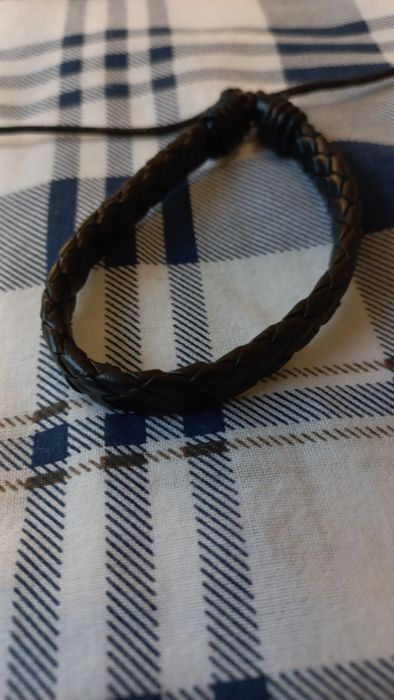 Pulseira homem de couro