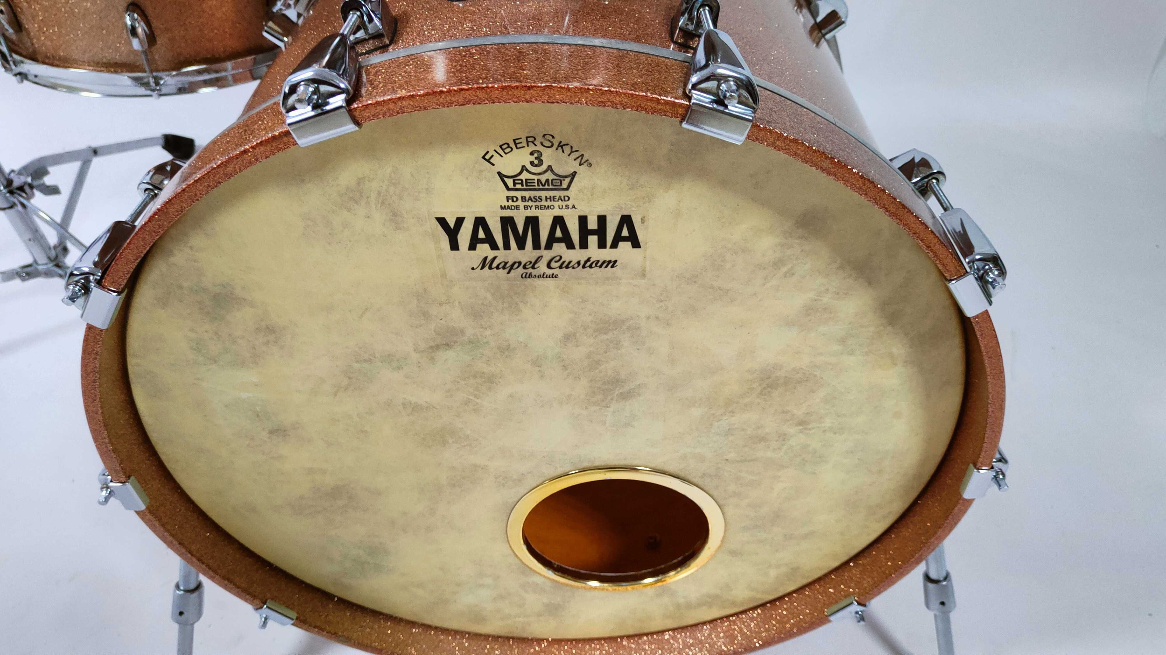 Yamaha Maple Custom Absolute Pink Champagne Sparkle 10,12,14,22"-Japan