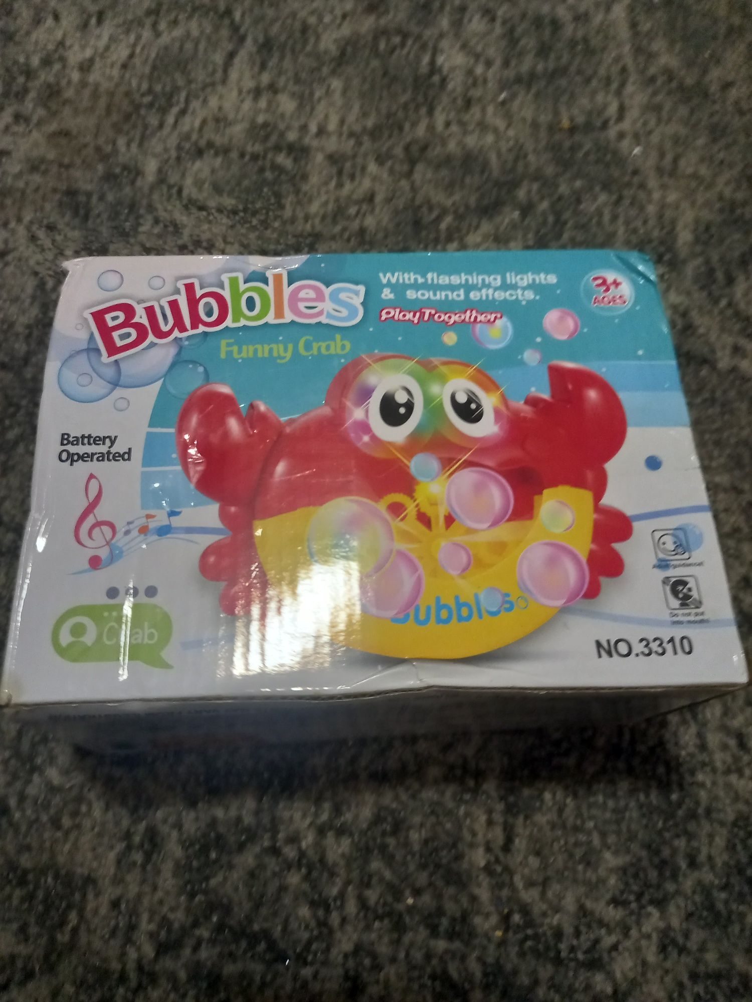 Іграшка для ванної кімнати з мильними бульбашками
