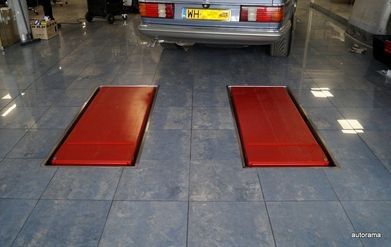 Podnośnik nożycowy podprogowy 3T