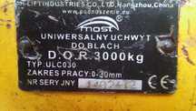 Uniwersalny uchwyt do przenoszenia blachy 0- 30 mm ,3t