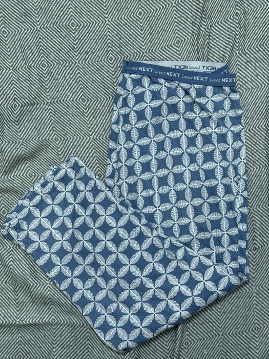 Niebieska  piżama damska 4xl