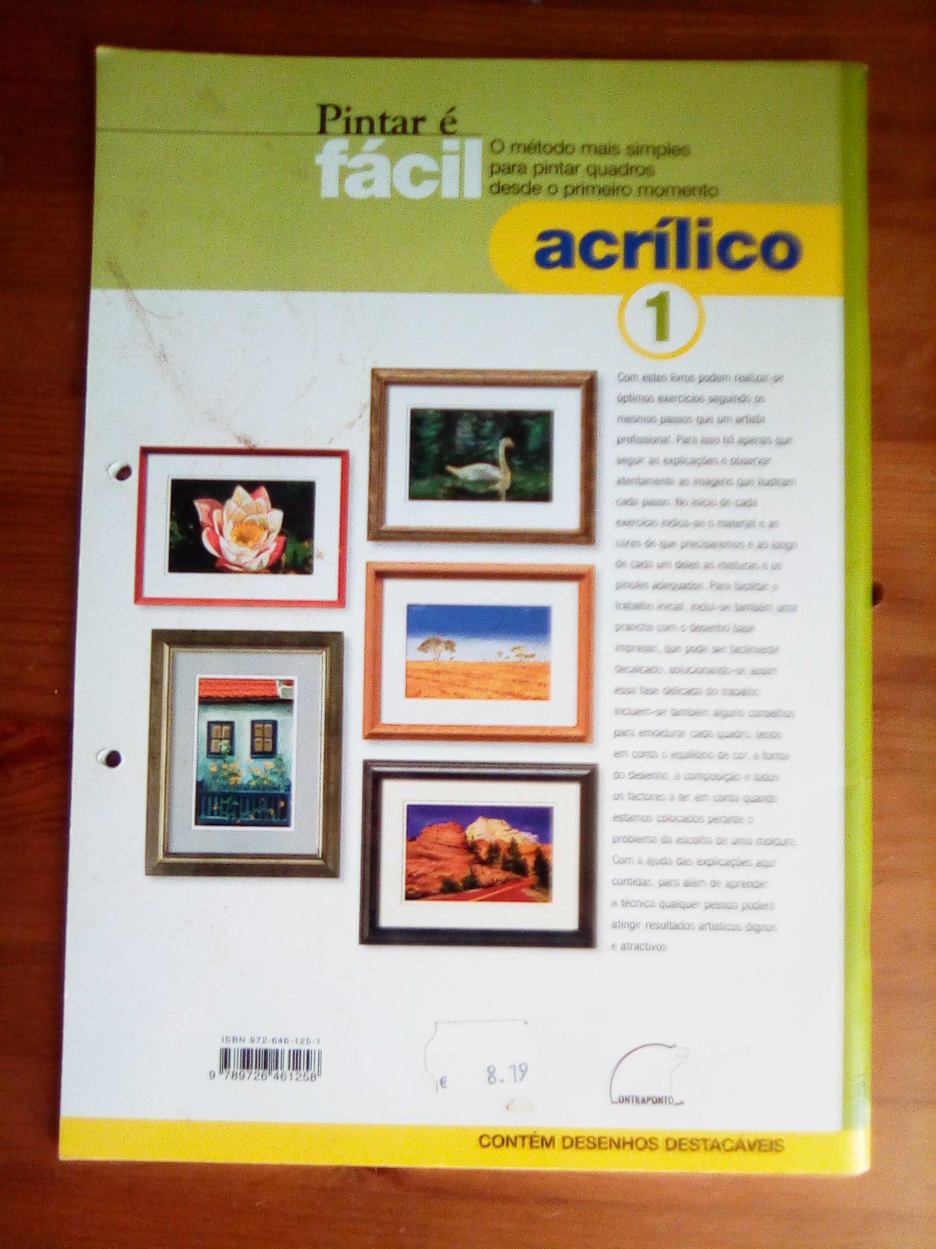 Livros sobre Acrílico e óleo