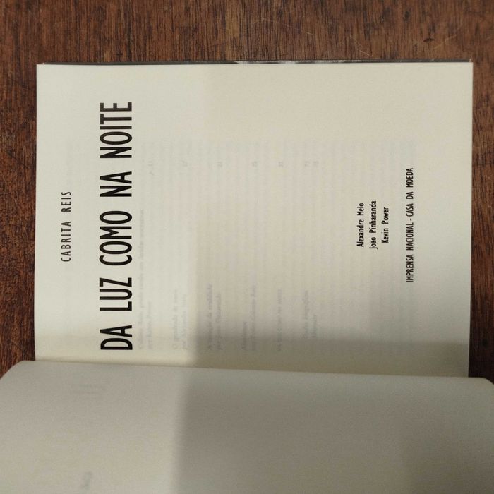 Da Luz como na Noite - Cabrita Reis