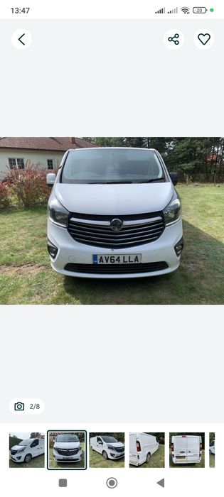 Opel Vivaro b maska przednia L474 kod lakieru