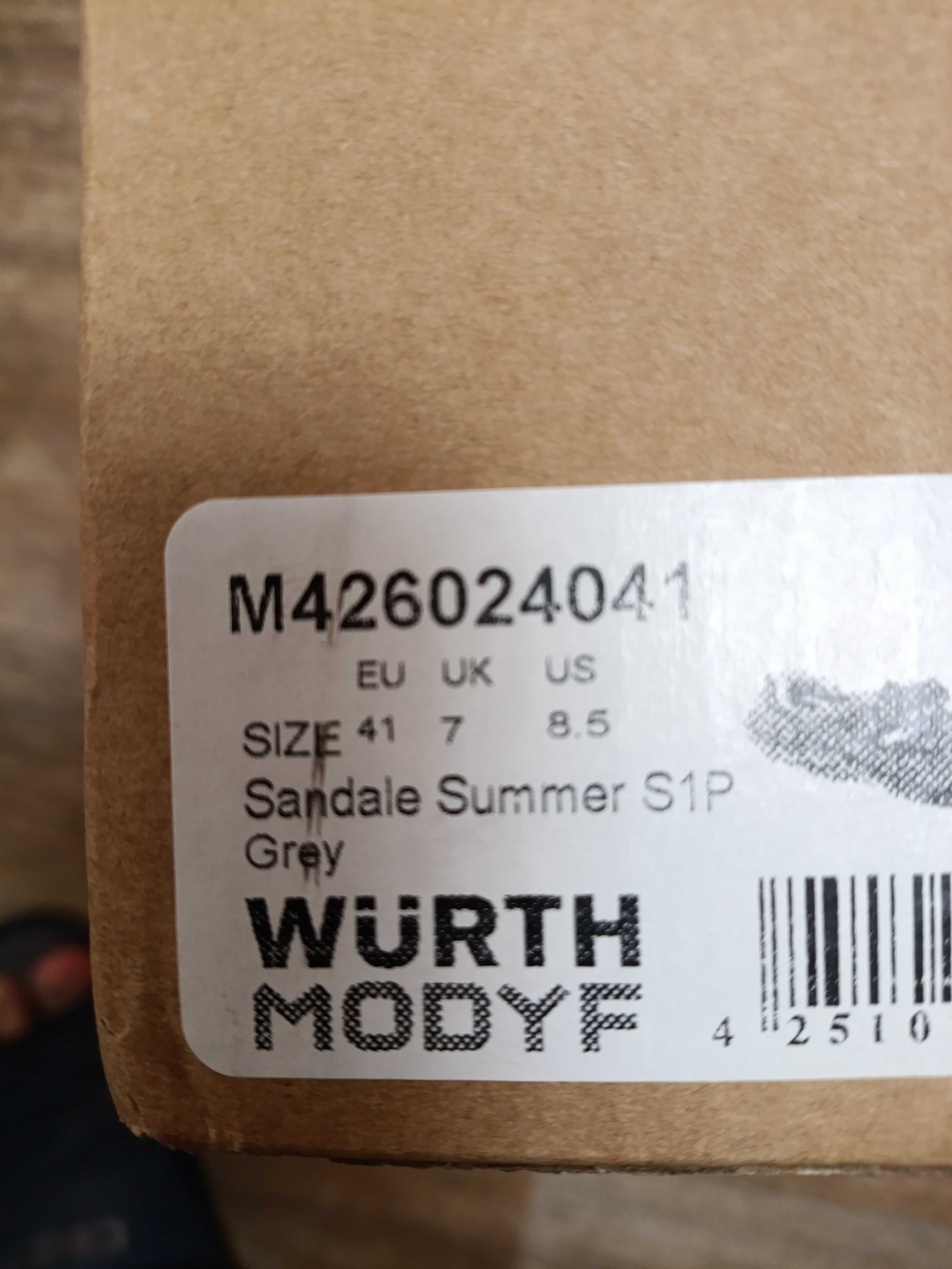 Продам сандали защитные Wurth Sammer S1P M426024041. 41 размер