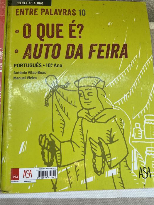 Manual e caderno de atividades de portugues de10 ano