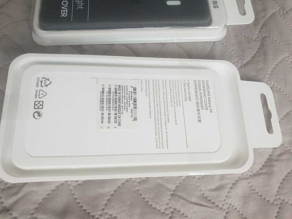 oryginalne etui Samsung S9 Hyperknit Cover Ef-GG960FJEGWW