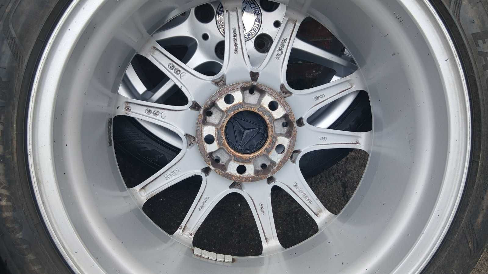 Диски 5x112 R17 Mercedes оригінал з гумою літо