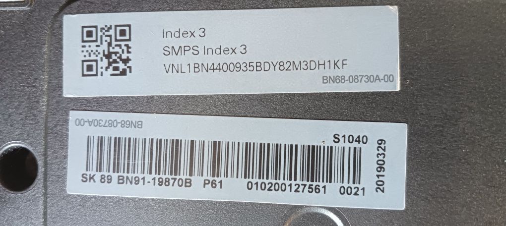 SAMSUNG One Connect Model Code : SOC1003N