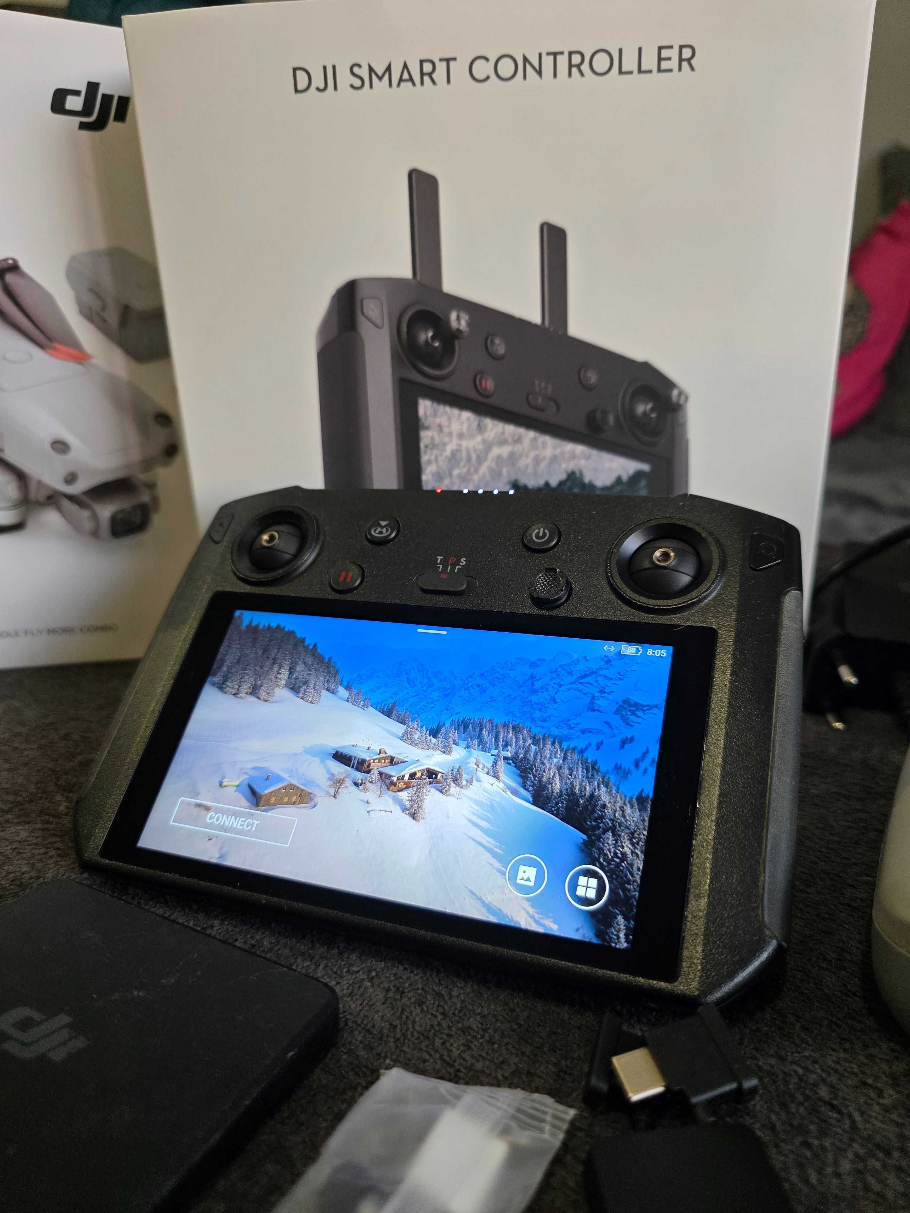 Dji air 2s combo plus dji smart controller ładowarka x4
