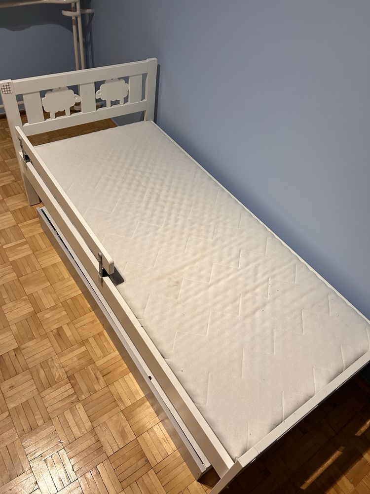 Lóżko dziciece ikea Kritter + szuflada