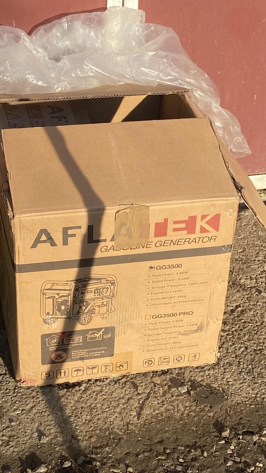 Продам генератор Alfatek GG3500