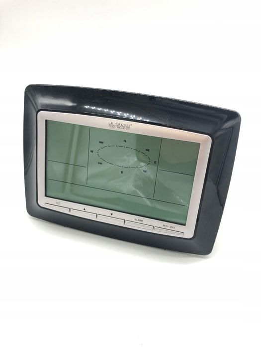 Stacja pogodowa La Crosse WS2812 czarna z USB temperatura wilgotność