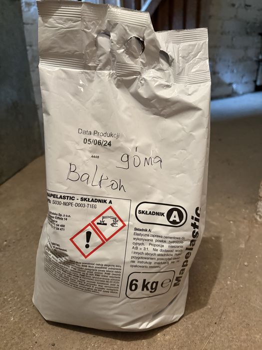 Fuga wąska, guma balkonowa , gres, gipsowa gladz ,fuga