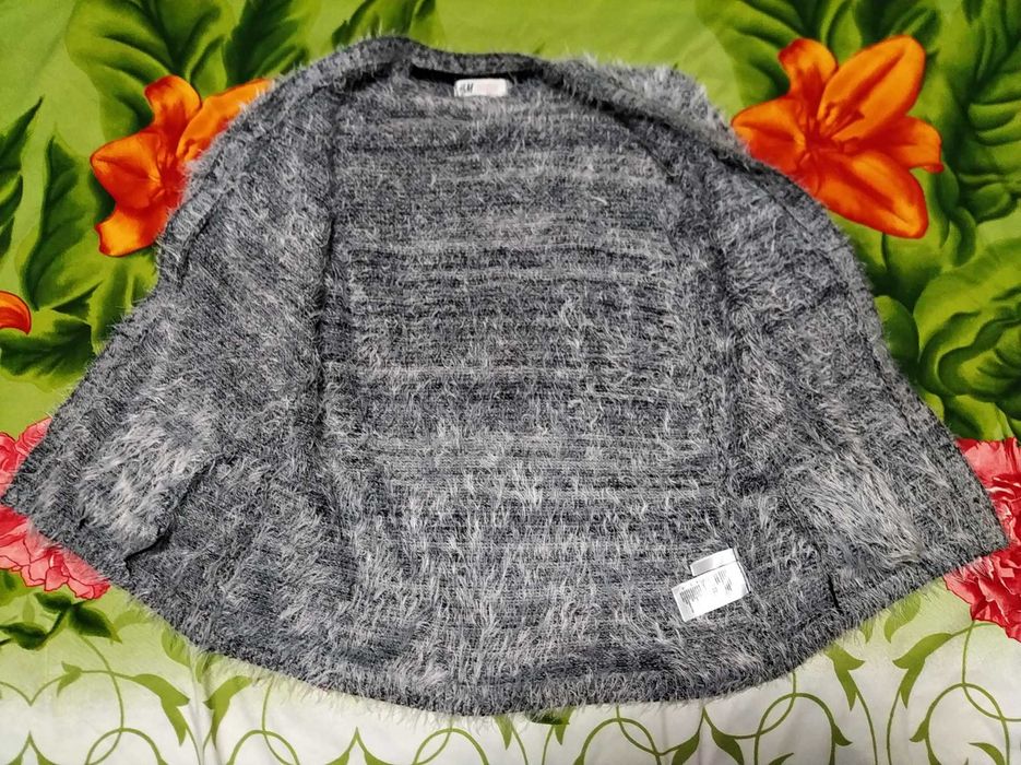 Брендова,плюшева,шкільна кофта,кардиган,накидка для дівчинки 9-10р-H&M