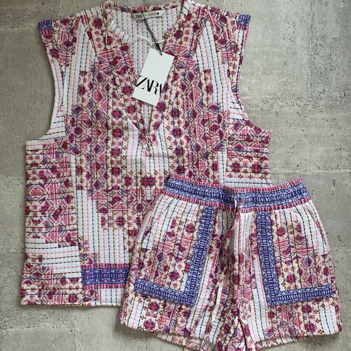 Костюм котон zara розмір s