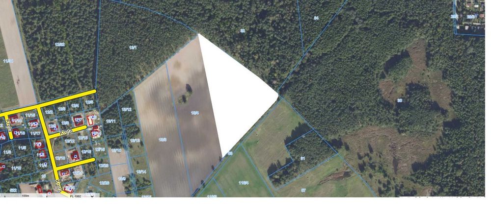 Sierosław 3247m2 pięknie położone działki przy lesie 40zł/m2