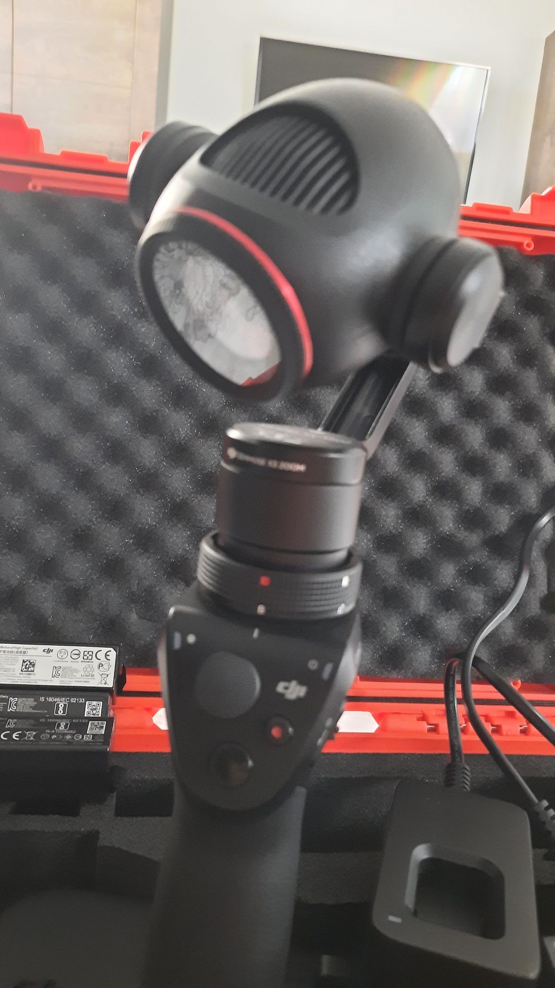 Gimbal z kamerą Dji Osmo OM160 4k Czarny