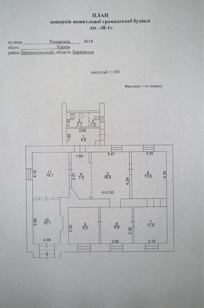 Аренда здания в центре, красная линия, ул Рымарская