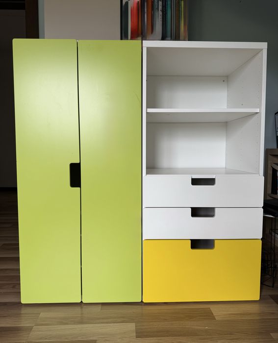 Szafa i regał dzieciecy Ikea Stuva