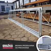 Brama przesuwna do sam. wypełnienia 5mx1,5m  PRODUCENT